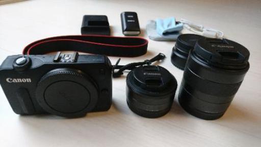 canon EOS M ダブルレンズキット 中古品