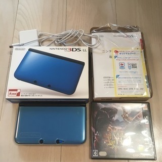 『美品』任天堂3DS LL モンハン4ソフト付き！