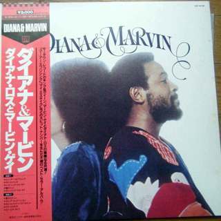 中古LPダイアナ・ロスとマーヴィン・ゲイのベストアルバムDian...