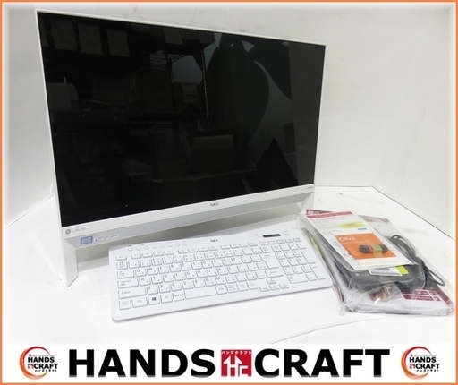 【引取限定】【小倉南区葛原東】NEC LAVIE Desk All-in-one DA700/KAW PC-DA700KAW DPC Windows10 HOME ×64 4GB デスクトップパソコン 付属品付き