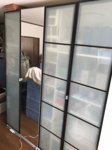 IKEA壁面収納の扉 鏡扉も含めて4枚