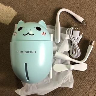 新品 猫型 加湿器 アロマディフューザーとしても使用可能