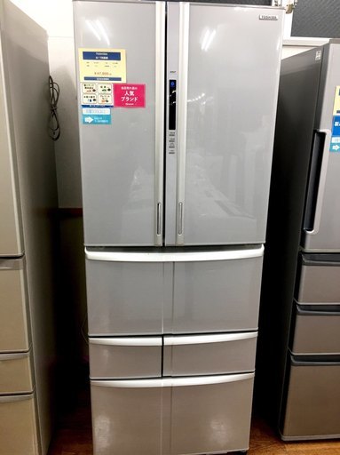 安心の6ヶ月返金保証付き！2010年製TOSHIBA（東芝）の6ドア冷蔵庫です！！【トレファク藤沢店】