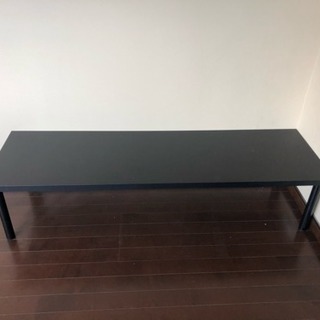 フリーローテーブル150×45cmスリム幅ブラック(TZ-154...