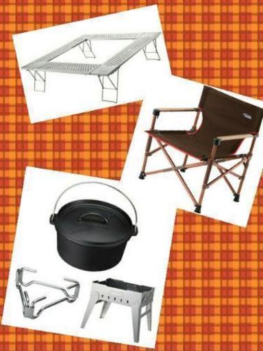 コールマン キャンプ BBQ セット (新品未開封)ファイアープレイステーブル、チェア付