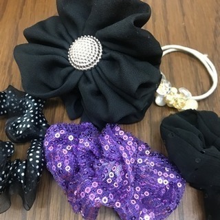 シュシュ ゴム 髪留め まとめて5点 みんたろー 西帯広のアクセサリー ヘアアクセサリー の中古 古着あげます 譲ります ジモティーで不用品の処分