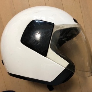 ジェットヘルメット白USED