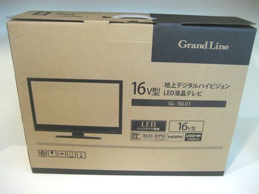 【リサイクルショップスターズ】未使用品！　地上デジタルハイビジョン　16Ｖ型　ＬＥＤバックライト搭載　ＬＥＤ液晶テレビ！！