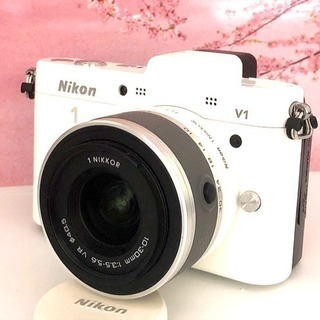 ❤️ニコン V1 レンズキット❤️ニコンの本気ミラーレス❤️人気ホワイト❤️