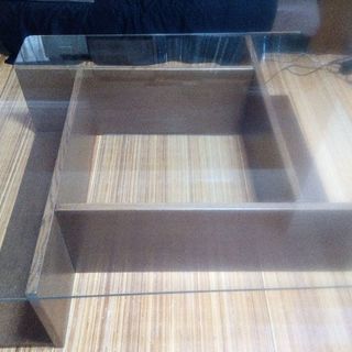 応接セット　ガラステーブル　センターテーブル　木製テーブル　