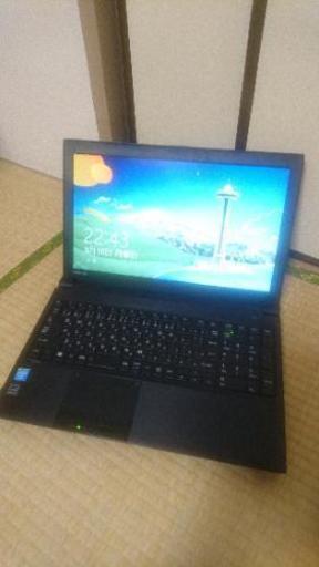 【美品】ノートパソコン すぐ使える 東芝 TOSHIBA DVD 15.6型大画面 テンキー付キーボード