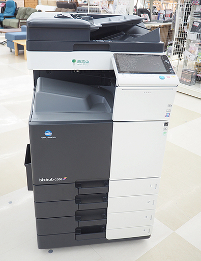 KONICA MINOLTA/コニカミノルタ A3対応　カラー複合機　bizhub c308 印刷枚数 17234枚 トナー残量多