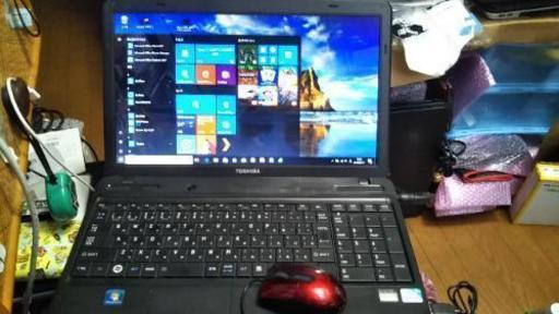 【完売御礼 訳あり】東芝スタンダードノート 15.6インチWIDE光沢液晶  Office  Wiws10  無線マウス進呈