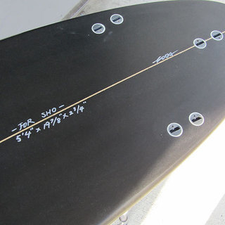 SODA SHAPES australia サーフボード 5\'4×19 7/8×2 3/4 ブラック/黒 ショートボード