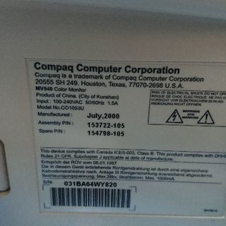 CONPAQ CPTパソコンモニター