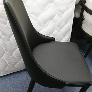 強化ガラスダイニング テーブル2100mm・ダイニングチェア 6脚セット 展示品(18877）