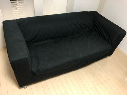 （売約済!）[中古] IKEA KLIPPAN (クリッパン) 2人掛けソファー 180cm グラノンブラック