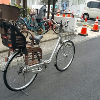 26インチ・ママチャリ・子供乗せ（後用）・自転車中古 【公式通販】