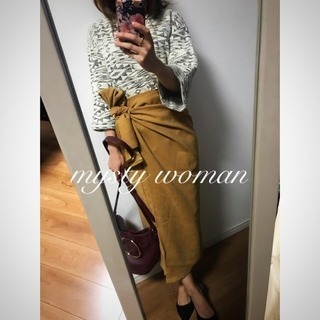 ☆mysty  woman☆ミスティウーマン  ラップタイトスカート