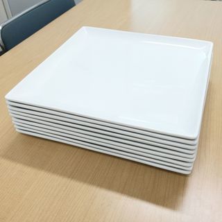 BONOX 大きめ スクエアトレー皿 9枚セット 30cm×30...