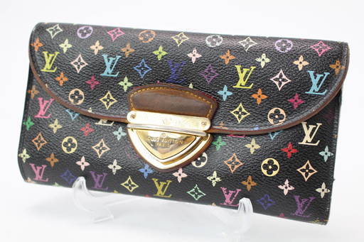 423)ルイヴィトン LOUIS VUITTON 長財布 ポルトフォイユ ウジェニ M93738 モノグラム マルチカラー MI1019 保存袋付き レディース