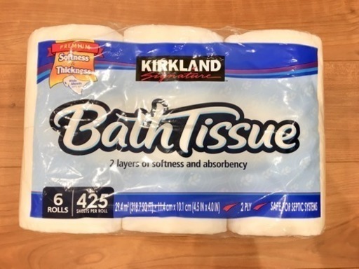 大容量トイレットペーパー6個セット(コストコ)