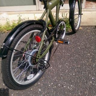 美品　2018JEEP(ジープ)　折りたたみ自転車　カゴ付き