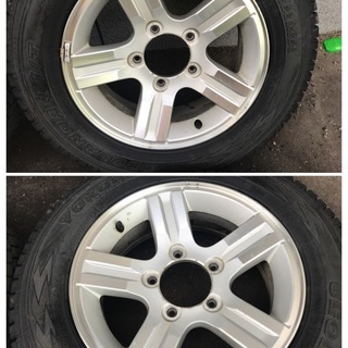 【格安売切り】スタッドレスタイヤ　175/80R16　ヨコハマ　ジオランダー　i/T G072　YOKOHAMA GEOLANDAR スズキ ジムニーJB23純正ホイール