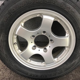 【格安売切り】社外ホイール　ジムニー　175/80R16　ヨコハマ　ジオランダー　i/T G072　スタッドレスタイヤ