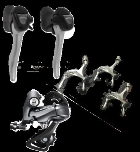 STIシフトレバーとブレーキセット シマノ 105 STIレバーセット R7000