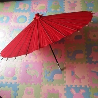 番傘 赤