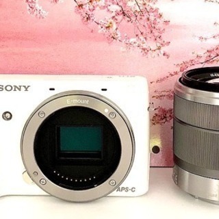 自撮り＆ボカシ＆美肌モード搭載✨女性から絶大な人気✨♥️SONY NEX-F3