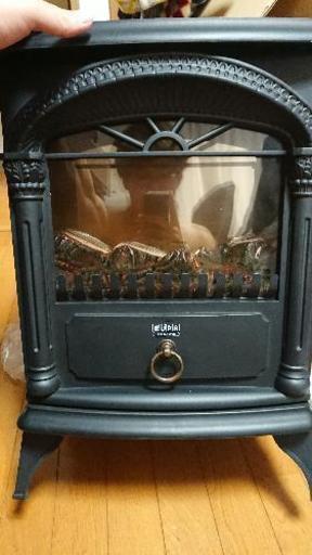 ユーパの電気式ファンヒーター暖炉タイプ