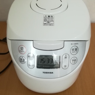 [9月15日まで]　東芝　炊飯器　RC-10MFH　5.5合炊き
