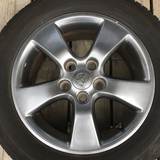 ブリジストン 205/60R16 アルミ・スタッドレス　4本セット ノア・ヴォクシー　トヨタ純正 中古品　サマータイヤ 夏タイヤ