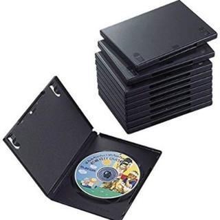 DVDケース 1枚収納 DVDトールケース 10枚 ブラック