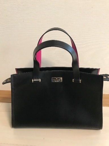 値下げ！【中古】kate spade new york 黒 ハンドバッグ