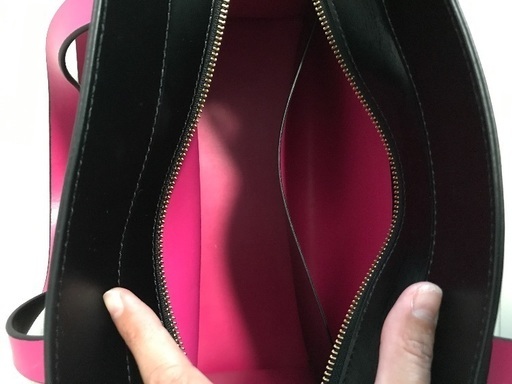 値下げ！【中古】kate spade new york 黒 ハンドバッグ - ハンドバッグ