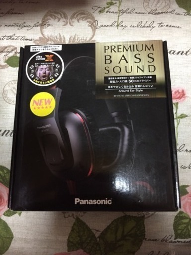 未使用！パナソニック premium bass sound 完売しました