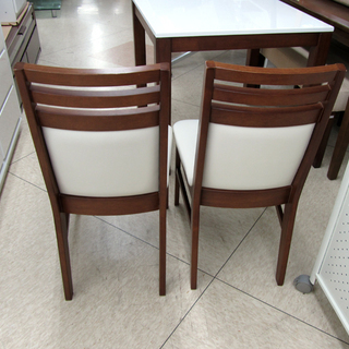 宮の沢店 2人 シンプル ダイニングセット 幅80cm スクエアテーブル イス2脚