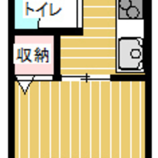 仲介手数料０円！初月家賃０円☆メゾン大原２０１号室 １K  角部屋！！ - 賃貸（マンション/一戸建て）