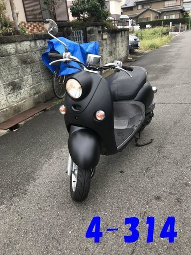 お取引頂きました。愛知県公安委員会登録業者(オートバイ商)☆GARAGE-ECO千音寺☆軽整備＆点検済み☆大人気ビーノSA37J黒　4-314名古屋市中川区より!!