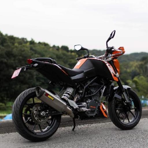 超低走行！ KTM 125DUKE ABS アクラポビッチマフラー！ 自賠責