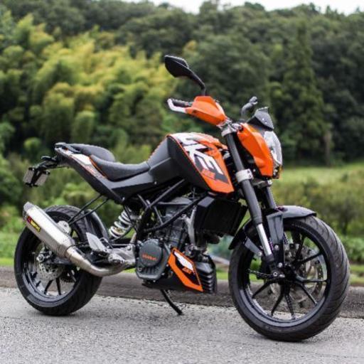 超低走行！ KTM 125DUKE ABS アクラポビッチマフラー！ 自賠責残り！　デューク