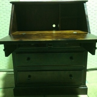 ライティングビューロー ダークブラウン