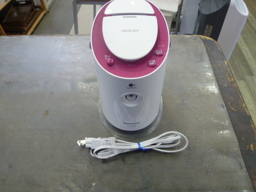R 中古 Panasonic スチーマー ピンク ナノケア EH-SA60 2011年製