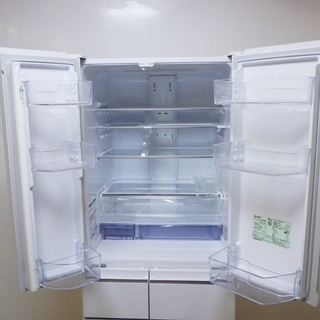 2/25三菱電機 冷凍冷蔵庫 MR-WX47A-W 6ドア 自動製氷 470L 16年製 動作 ...