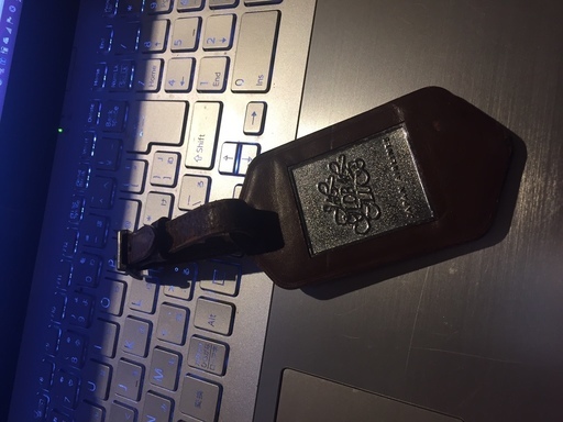 中古　JGC亀タグ　茶色　50万マイル