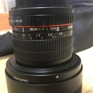 （ほぼ未使用)サムヤン魚眼レンズ8mmF3.5 APS-C SONY Aマウント