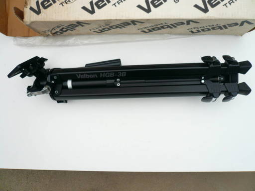 美品　Velbon　ベルボン ビデオカメラ用三脚 【HGB-3B】